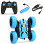 2.4GHz Remote Control Car Toy 4WD Rotating RC Car Toy Blue V1263-JX-7289-3