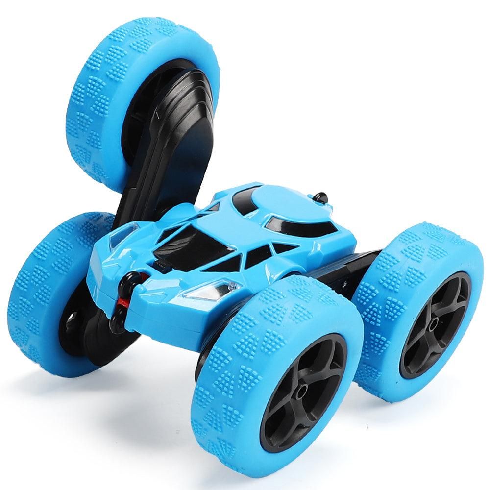 2.4GHz Remote Control Car Toy 4WD Rotating RC Car Toy Blue V1263-JX-7289-3