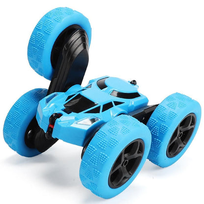 2.4GHz Remote Control Car Toy 4WD Rotating RC Car Toy Blue V1263-JX-7289-3
