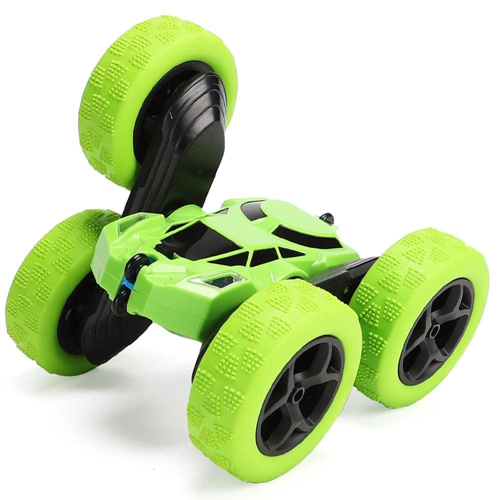 2.4GHz Remote Control Car Toy 4WD Rotating RC Car Toy Green V1263-JX-7289-4