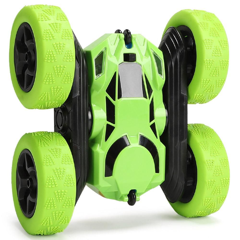 2.4GHz Remote Control Car Toy 4WD Rotating RC Car Toy Green V1263-JX-7289-4