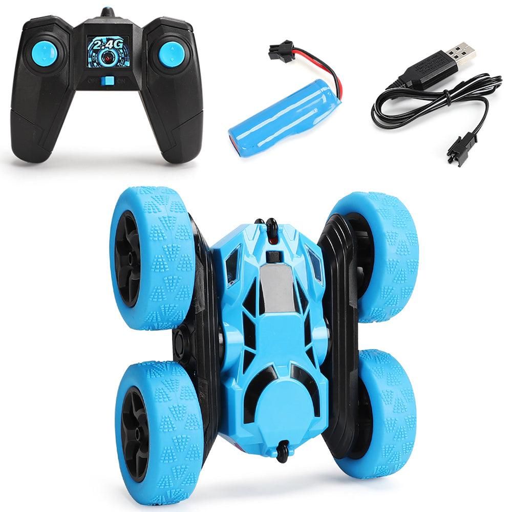2.4GHz Remote Control Car Toy 4WD Rotating RC Car Toy Green V1263-JX-7289-4