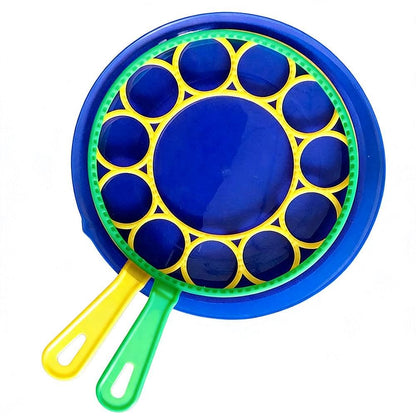 Big Bubble Wands Set - Giant Bubble Kit with Wand Blower and Tray V1263-JX-7294