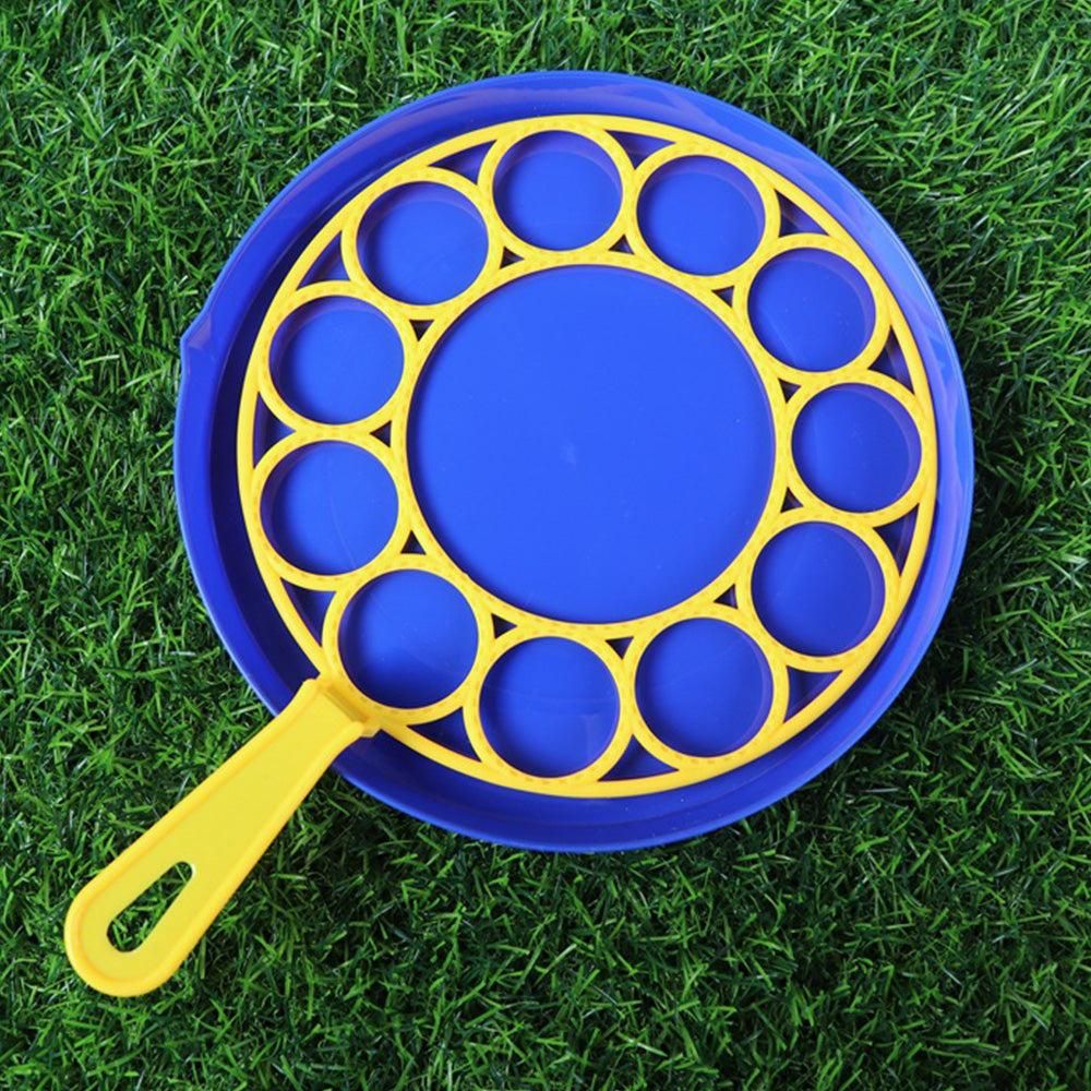 Big Bubble Wands Set - Giant Bubble Kit with Wand Blower and Tray V1263-JX-7294