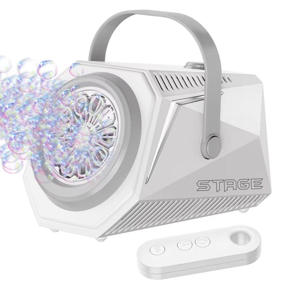 Bubble Machine Automatic Minute Big Bubbles Blower Maker for Outdoor Birthday Parties Black V1263-JX-7295-2