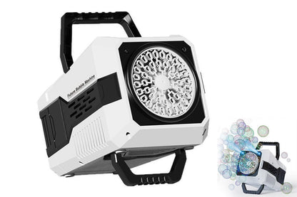 Bubble Machine Automatic Minute Big Bubbles Blower Maker for Outdoor Birthday Parties Black V1263-JX-7295-2
