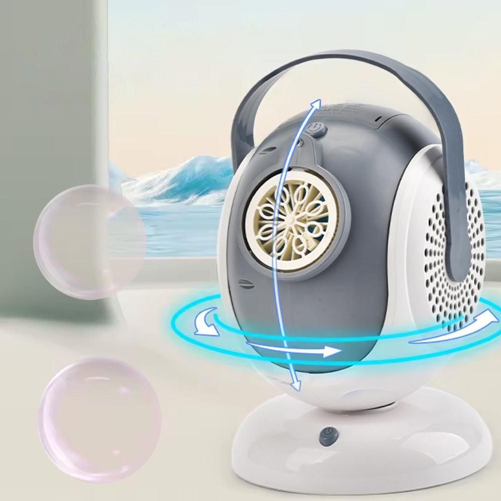 Automatic Bubble Machine Rotating Bubbles Blower Toy V1263-JX-7296