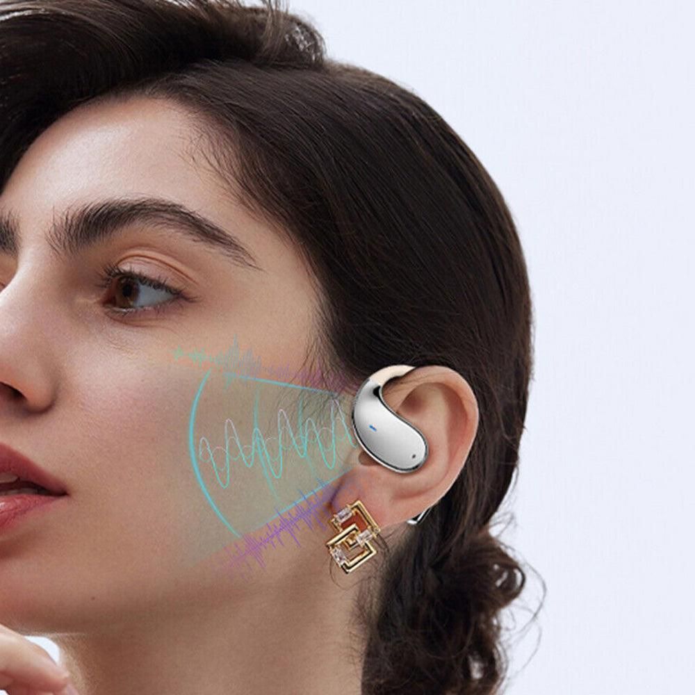 115-Language Wireless AI Translator Headphone Bluetooth Earbuds with Charging Case White V1263-JX-7298-1