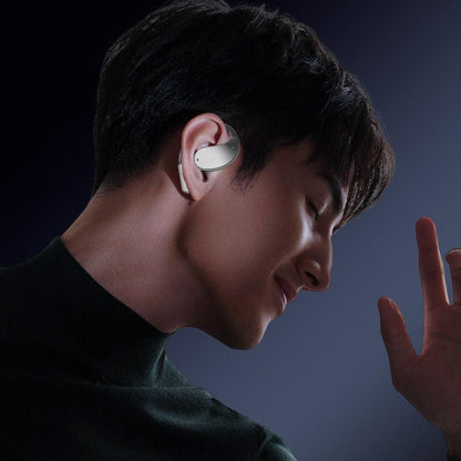 115-Language Wireless AI Translator Headphone Bluetooth Earbuds with Charging Case White V1263-JX-7298-1
