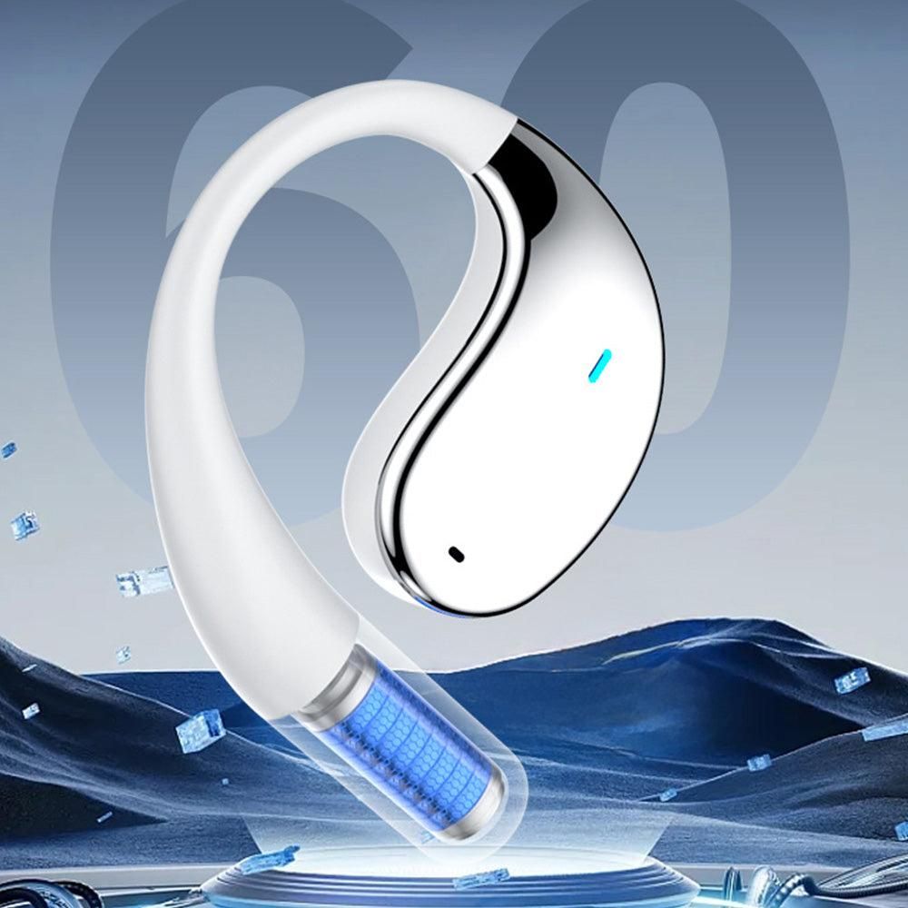 115-Language Wireless AI Translator Headphone Bluetooth Earbuds with Charging Case White V1263-JX-7298-1