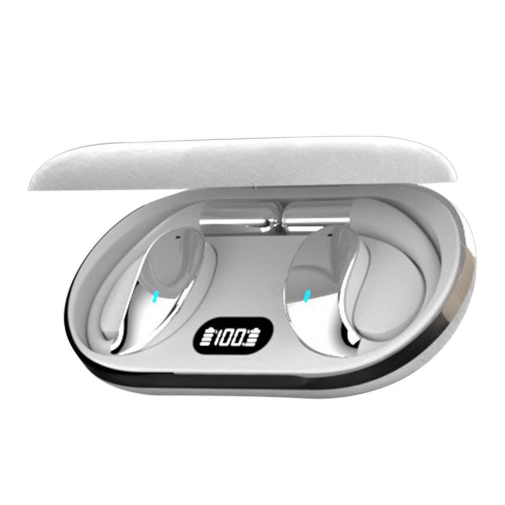 115-Language Wireless AI Translator Headphone Bluetooth Earbuds with Charging Case White V1263-JX-7298-1