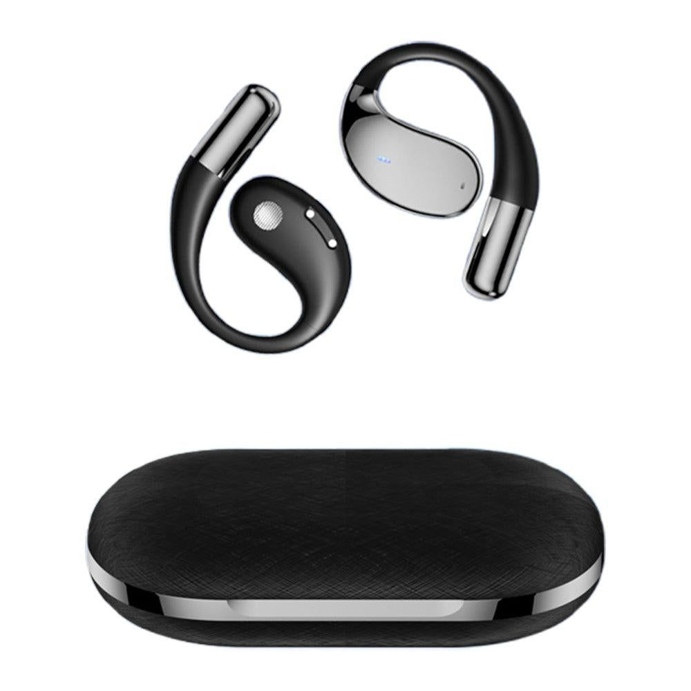 115-Language Wireless AI Translator Headphone Bluetooth Earbuds with Charging Case Black V1263-JX-7298-2