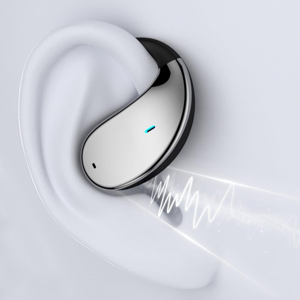 115-Language Wireless AI Translator Headphone Bluetooth Earbuds with Charging Case Black V1263-JX-7298-2