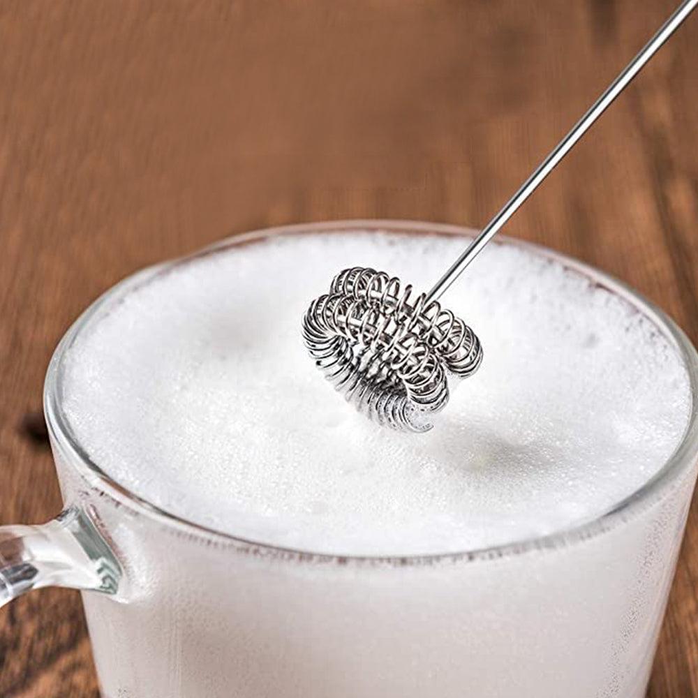 Handheld Electric Milk Frother - USB Rechargeable - Black V1263-JX-730