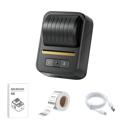 Bluetooth Label Maker Machine with Tape Roll Inkless Labeler Sticker Printer for Home Office V1263-JX-7300