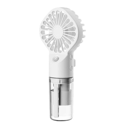 Handheld Misting Fan - Portable Rechargeable Spray Cooling Fan for Home & Office Black V1263-JX-7307-3