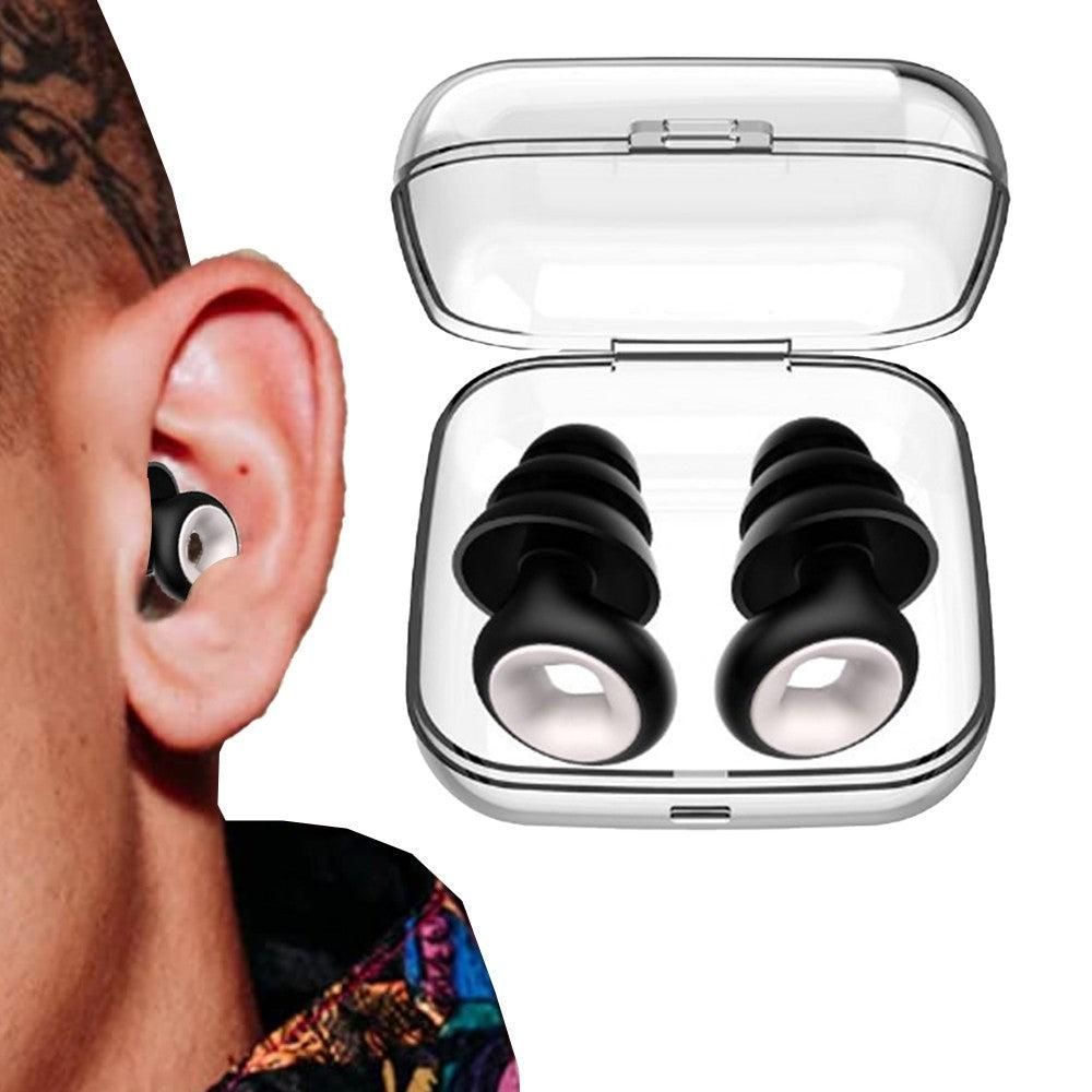 Reusable Hoop Noise Reduction Earplugs Red V1263-JX-7311-1