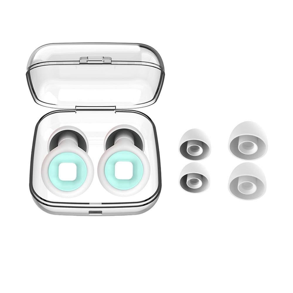 Reusable Hoop Noise Reduction Earplugs Blue V1263-JX-7311-2