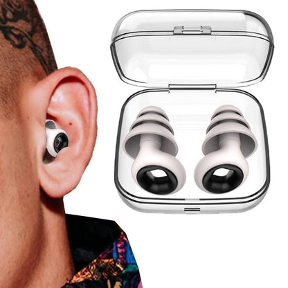 Reusable Hoop Noise Reduction Earplugs Blue V1263-JX-7311-2