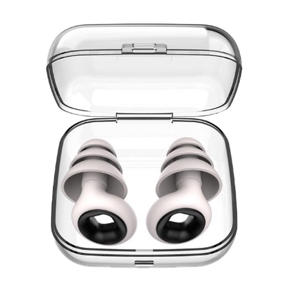 Reusable Hoop Noise Reduction Earplugs White V1263-JX-7311-3