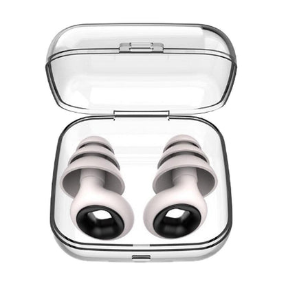 Reusable Hoop Noise Reduction Earplugs White V1263-JX-7311-3