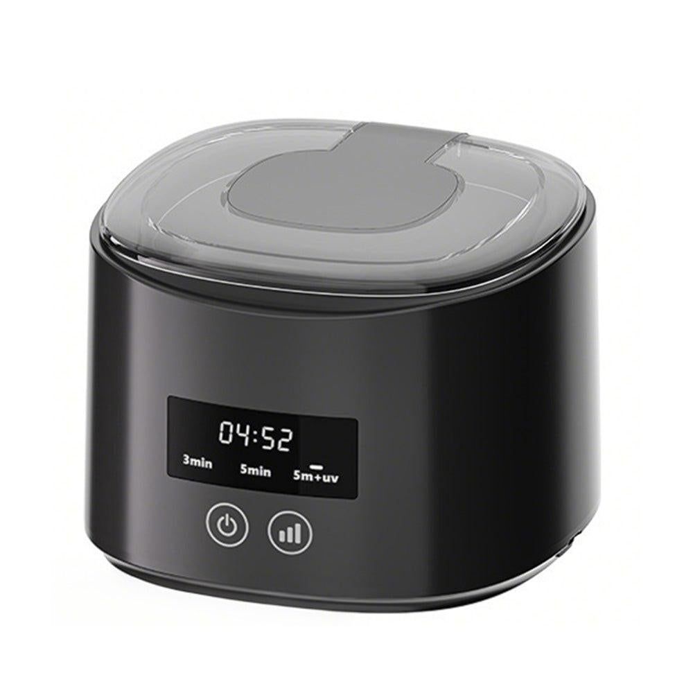 Ultrasonic Retainer Cleaner Dental Cleaning Machine Black V1263-JX-7312-2