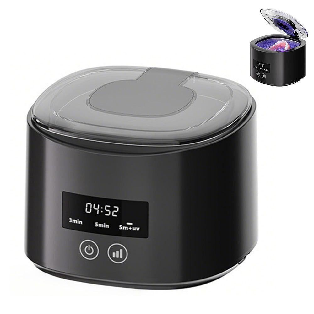 Ultrasonic Retainer Cleaner Dental Cleaning Machine Black V1263-JX-7312-2