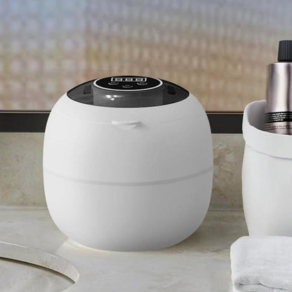 Ultrasonic Retainer Cleaner Machine 45kHz Ultrasonic Dentures Cleaner for Night Guards Braces Aligner White V1263-JX-7313-1