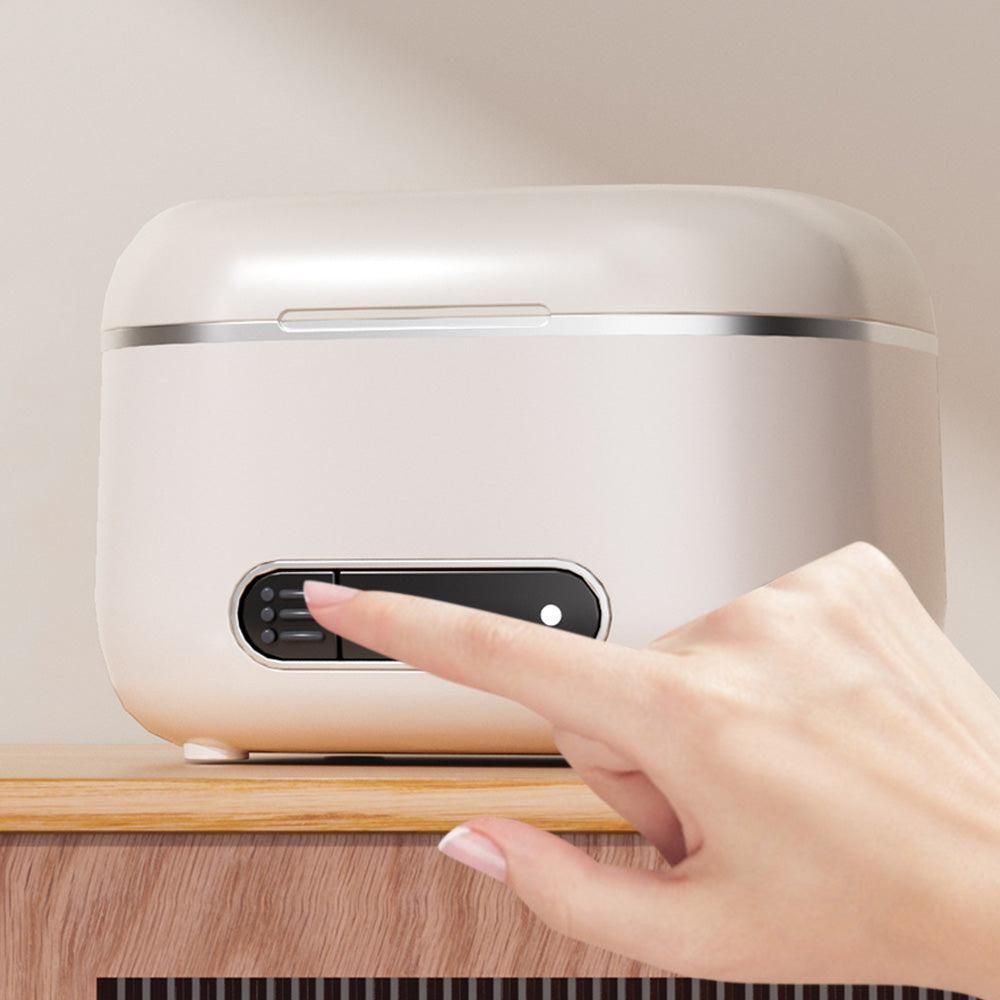 Upgraded Retainer Cleaner Machine for Braces Aligner Toothbrush Jewelry Beige V1263-JX-7314-1