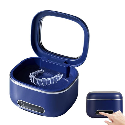 Upgraded Retainer Cleaner Machine for Braces Aligner Toothbrush Jewelry Blue V1263-JX-7314-2