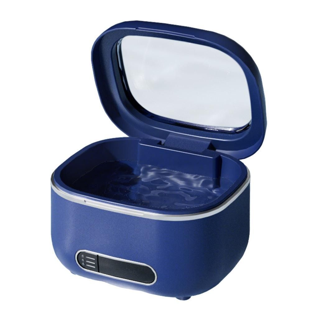 Upgraded Retainer Cleaner Machine for Braces Aligner Toothbrush Jewelry Blue V1263-JX-7314-2
