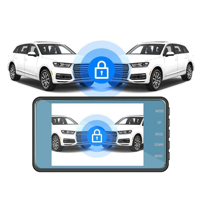 1080P Touch Screen Car Dash Camera Video DVR Recorder Front and Rear Night Vision Car Driving Recorder Cam V1263-JX-7315