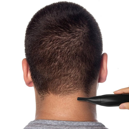 2-in-1 Electric Nose Hair Trimmer For Men Replaceable Eyebrow Body Hair Clipper V1263-JX-7318