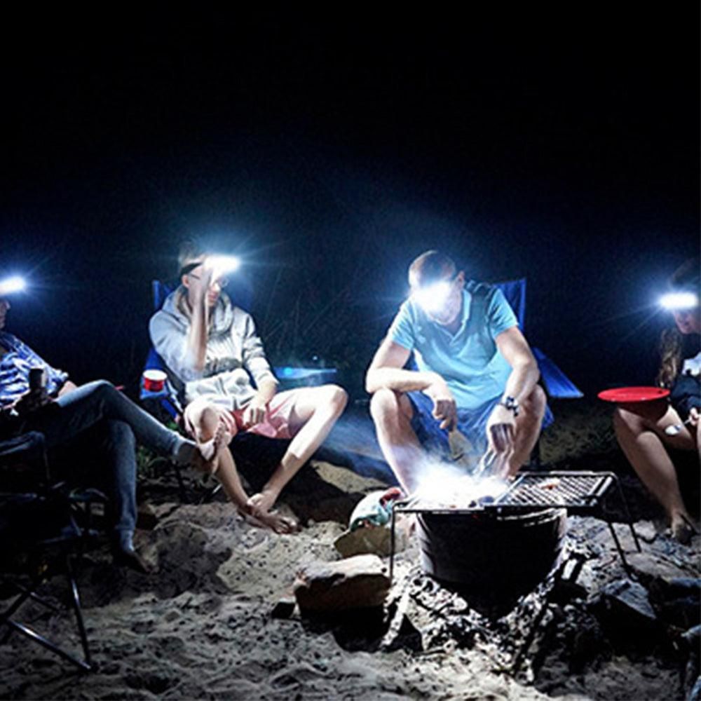 3-Mode High Bright Headlamp Rechargeable LED Head Light for Camping Working Fishing V1263-JX-7320