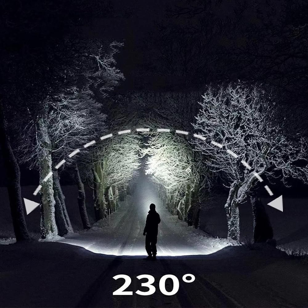 3-Mode High Bright Headlamp Rechargeable LED Head Light for Camping Working Fishing V1263-JX-7320