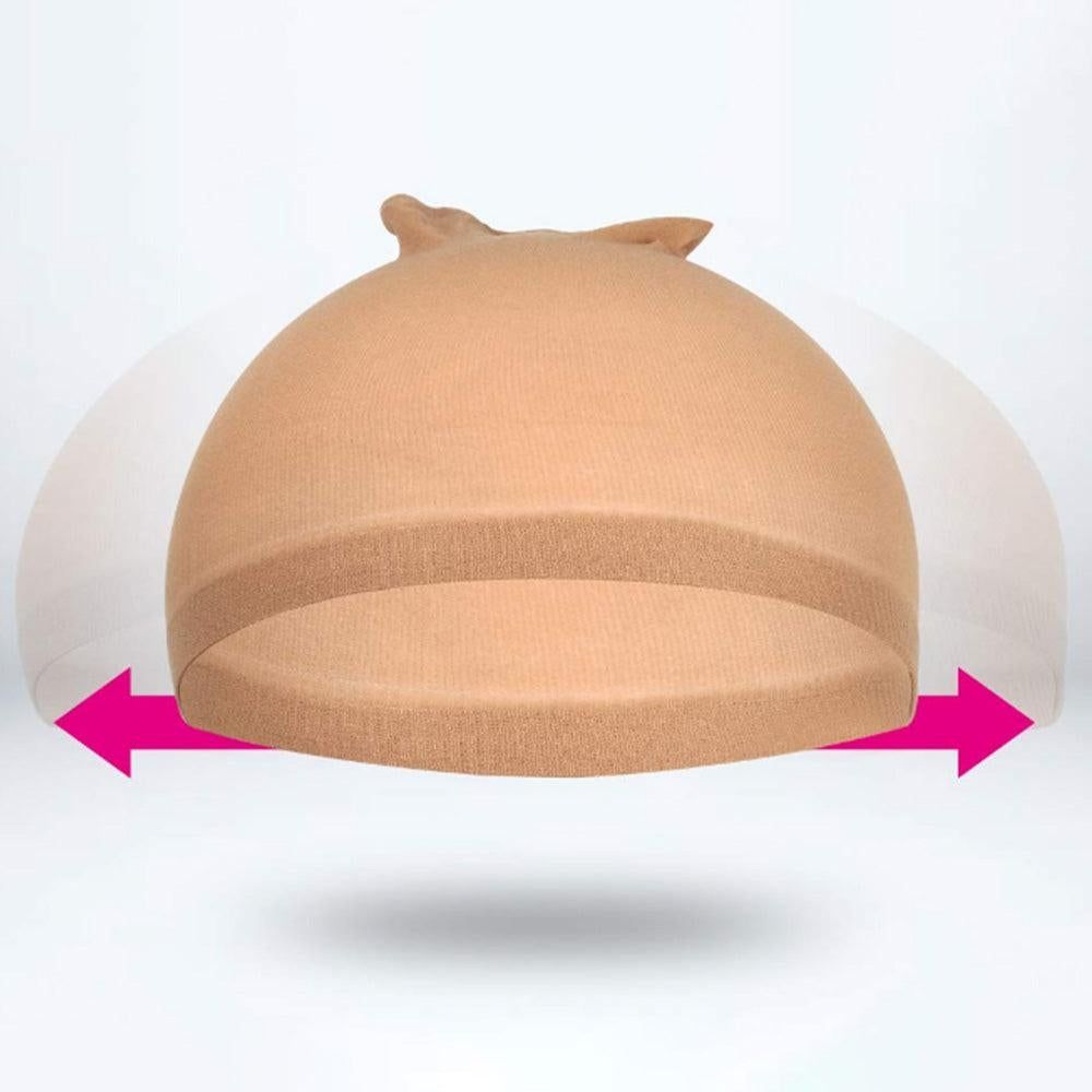 8Pcs Stocking Wig Caps Stretchy Nylon Hair Net for Women Nude V1263-JX-7322-1