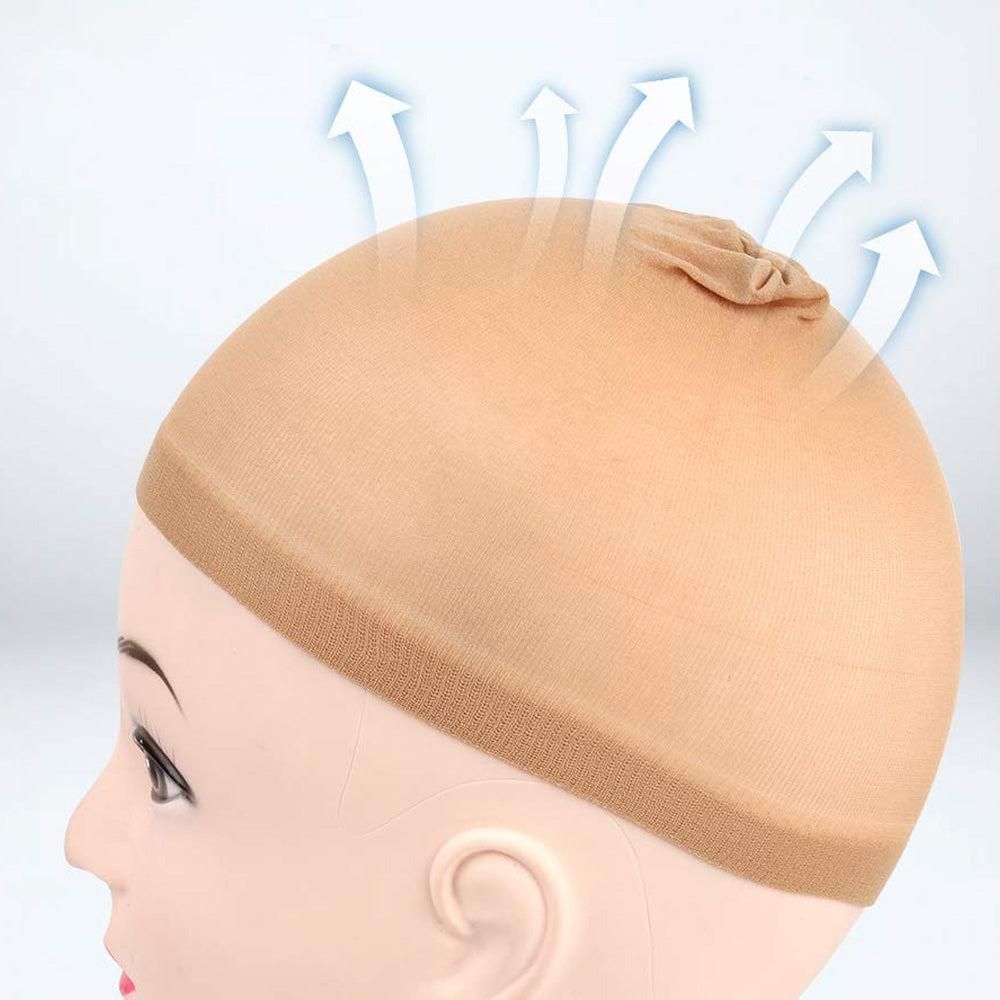 8Pcs Stocking Wig Caps Stretchy Nylon Hair Net for Women Nude V1263-JX-7322-1