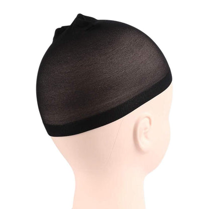 8Pcs Stocking Wig Caps Stretchy Nylon Hair Net for Women Black V1263-JX-7322-2