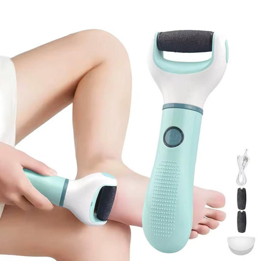 Electric Pedicure Set Foot File Hard Dead Skin Callus Remover Foot Grinder Light Green V1263-JX-7324-2