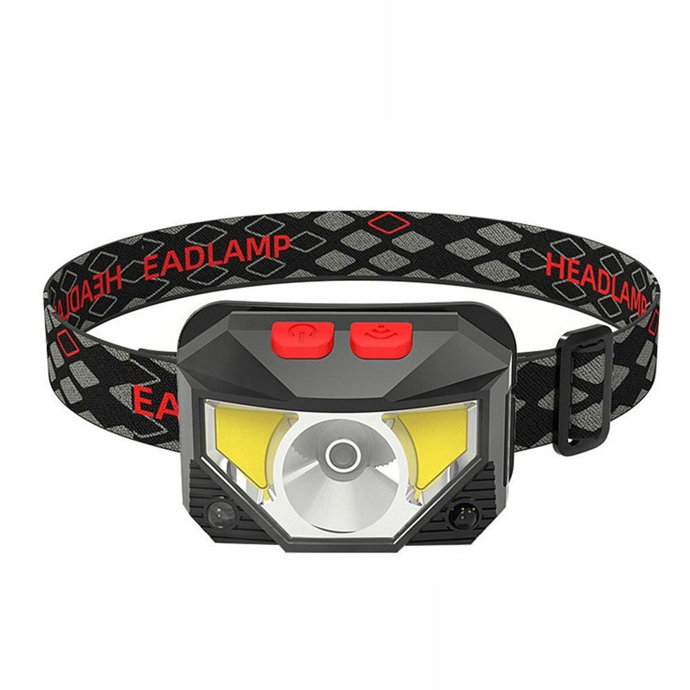 Motion Sensor LED Headlamp Rechargeable Flashlight for Camping Running Fishing Cycling V1263-JX-7325
