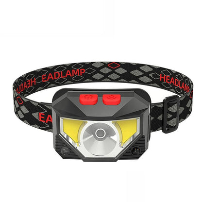 Motion Sensor LED Headlamp Rechargeable Flashlight for Camping Running Fishing Cycling V1263-JX-7325