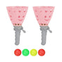 Catch Ball Game with 2 Catch Launcher Baskets and 4 Balls Pink V1263-JX-7326-2