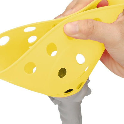 Catch Ball Game with 2 Catch Launcher Baskets and 4 Balls Yellow V1263-JX-7326-3