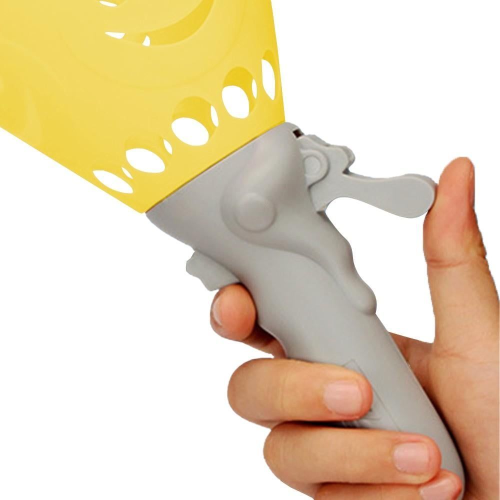 Catch Ball Game with 2 Catch Launcher Baskets and 4 Balls Yellow V1263-JX-7326-3