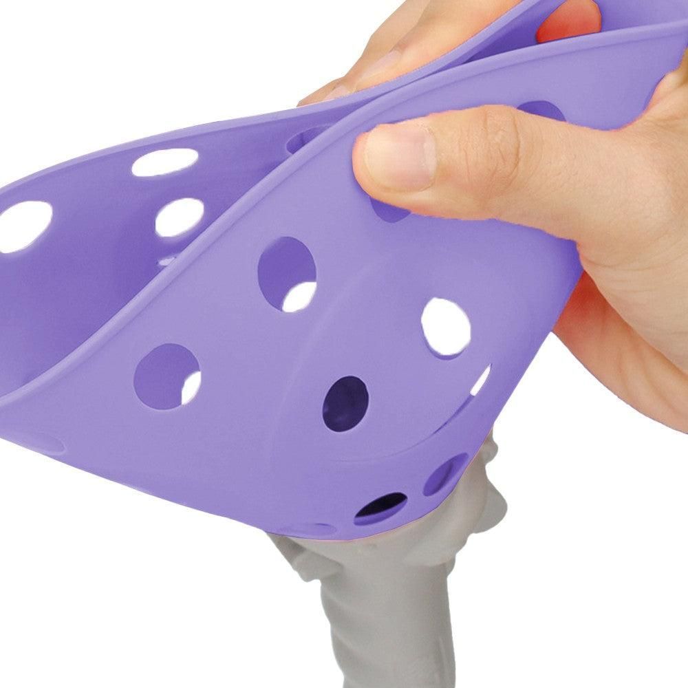 Catch Ball Game with 2 Catch Launcher Baskets and 4 Balls Purple V1263-JX-7326-4