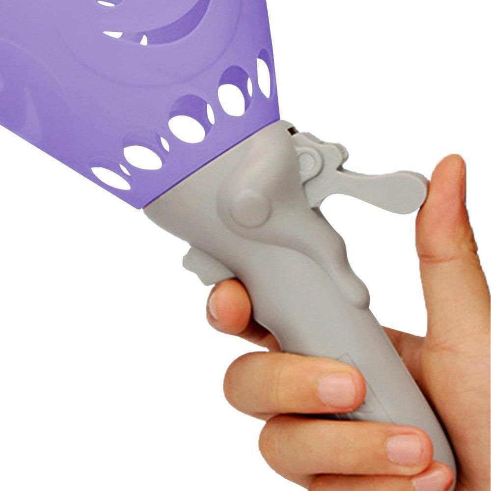 Catch Ball Game with 2 Catch Launcher Baskets and 4 Balls Purple V1263-JX-7326-4