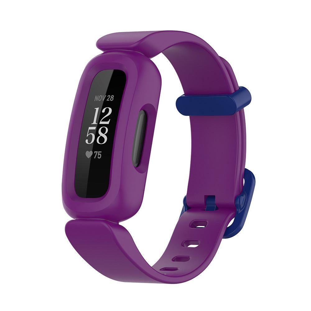 2Pcs For Fitbit Ace 3 Replacement Wristband Silicone Watch Straps Purple V1263-JX-7333-1