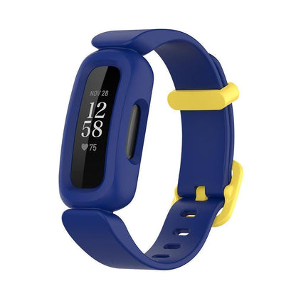 2Pcs For Fitbit Ace 3 Replacement Wristband Silicone Watch Straps Dark Blue V1263-JX-7333-3