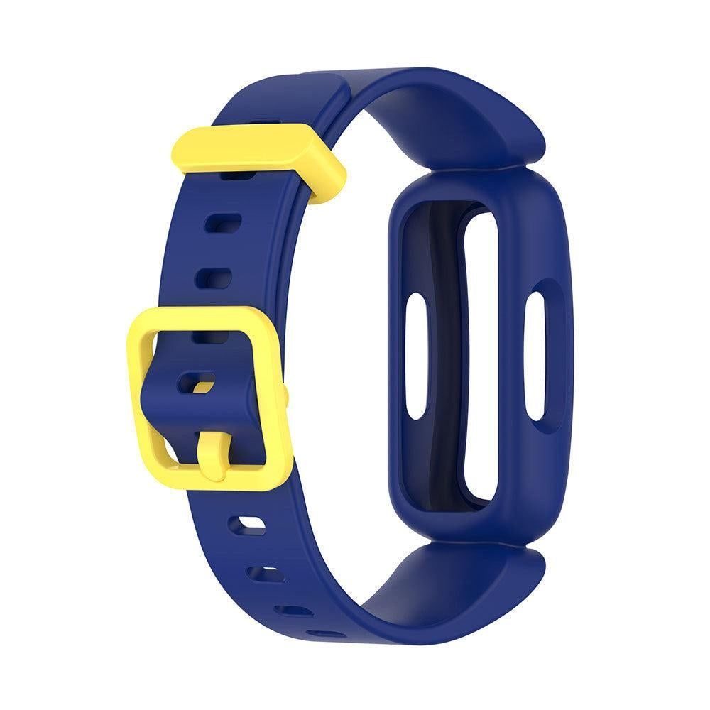 2Pcs For Fitbit Ace 3 Replacement Wristband Silicone Watch Straps Dark Blue V1263-JX-7333-3