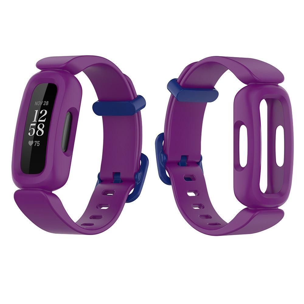 2Pcs For Fitbit Ace 3 Replacement Wristband Silicone Watch Straps Dark Blue V1263-JX-7333-3
